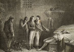Condorcet sur son lit de mort