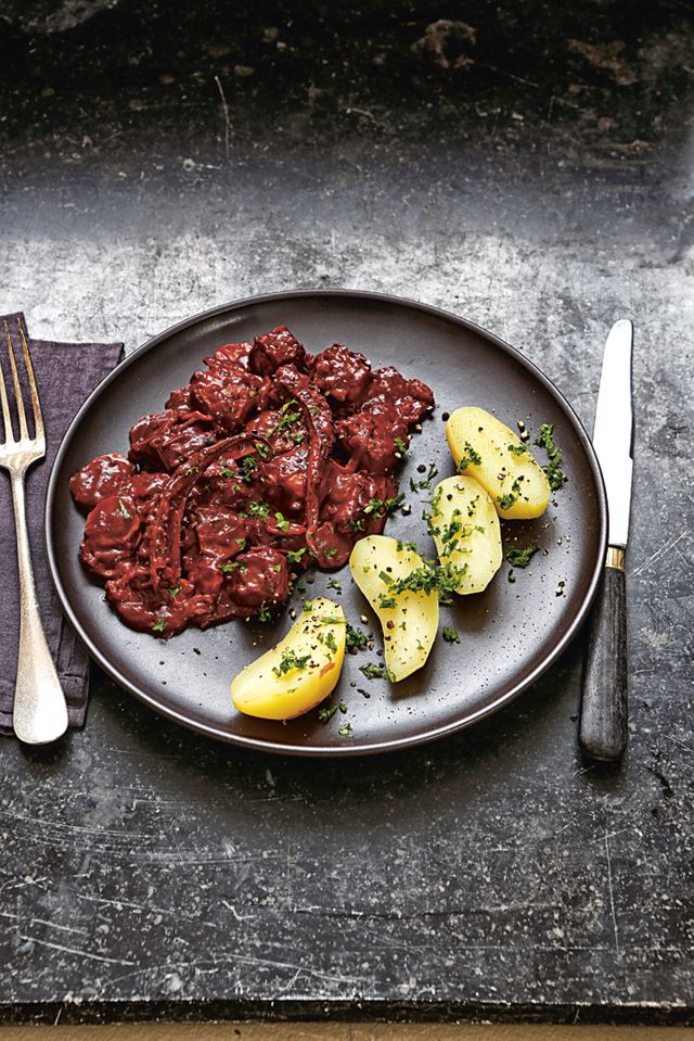 Daube de poulpe au chocolat