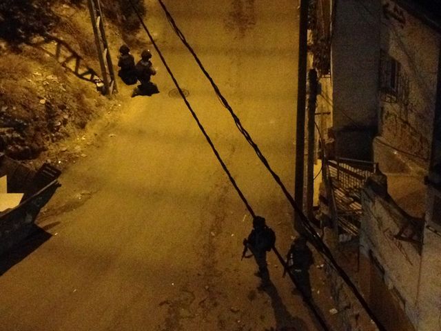Issawiya/Patrouille de police Israëlienne