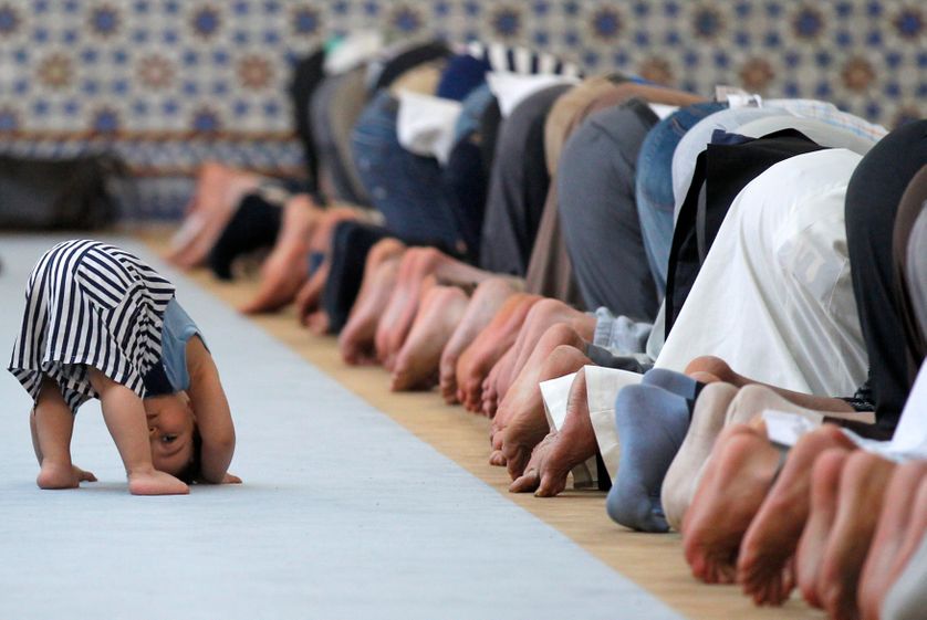 Dans la grande mosquée de Strasbourg