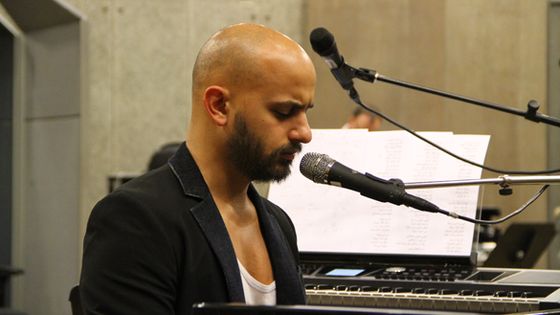 Bachar Mar-Khalifé au studio 107 | RF / Ghislain Chantepie ©Radio France