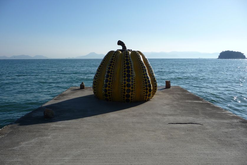 Pumpkin_Yayoi Kusama_Ile de Naoshima_Japon