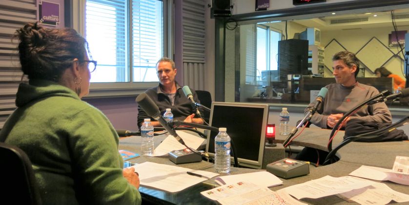 France Culture, studio 153, Aline Pailler, Alain Gagnol & Jean-Loup Felicioli les réalisateurs de « Phantom Boy »