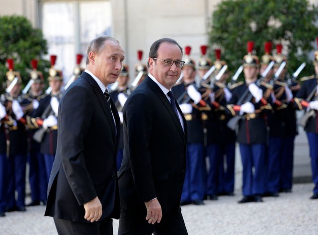 Discussions Hollande/Poutine sur la Syrie
