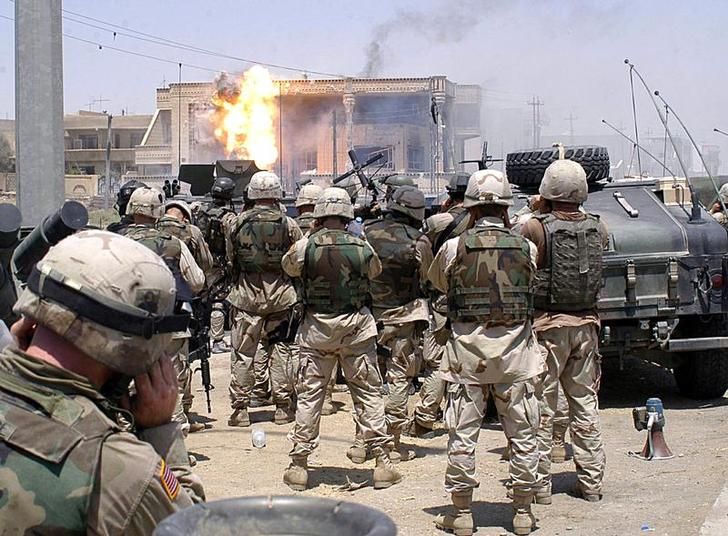L'armée américaine à Mosoul, 2003 (Irak)