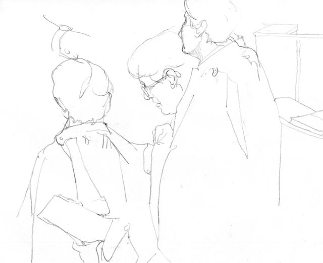 Me Arnaud Dupin pendant sa plaidoirie par Matthieu Boucheron