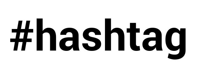hashtag