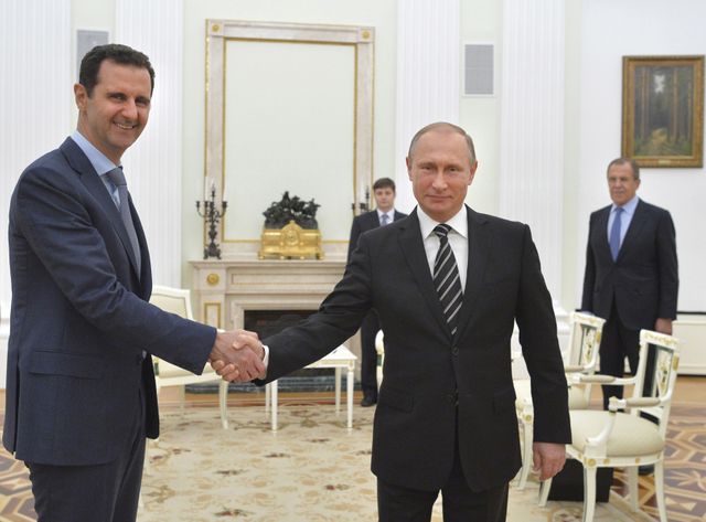 Vladimir Poutine reçoit Bachar al-Assad à Moscou