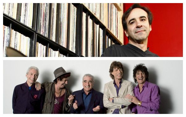 Michka Assayas (@Francois Bouchon) / The Rolling Stones avec Martin Scorsese (@Wild Bunch)