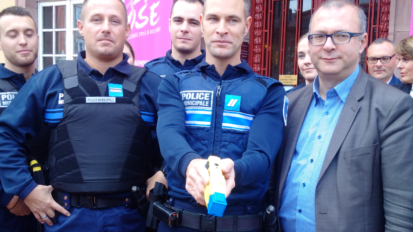 Premier test au taser pour les policers municipaux de Belfort