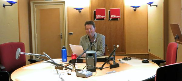 France Musique, studio 151... Benjamin François ©Annick Haumier-Radio France