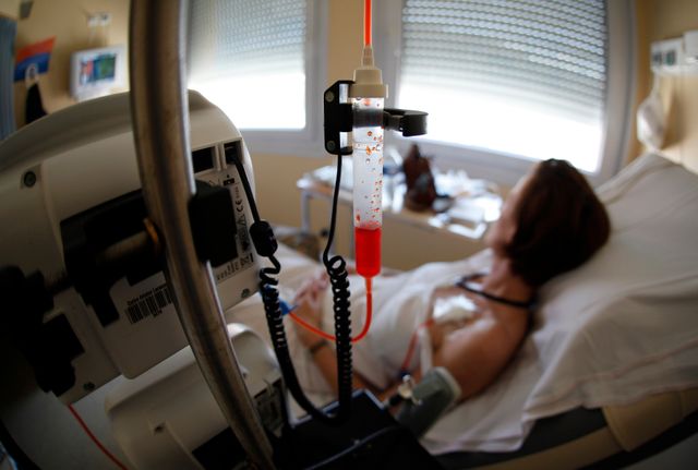 Une patiente traitée pour un cancer du sein