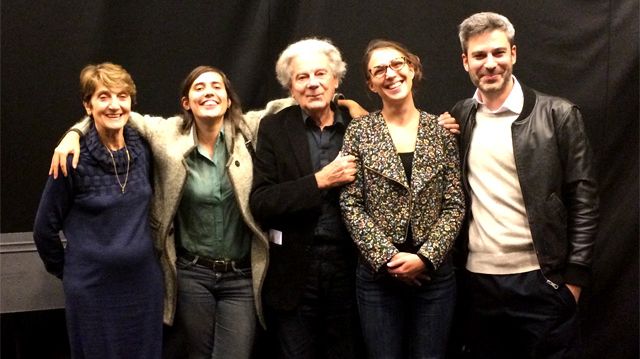 Ping Pong : Anne-Marie Sohn, Mathilde Serrell, Dominique Fernandez, Chloé Leblond et Martin Quénéhen