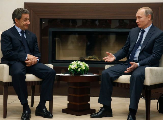 C'est la troisième fois que Nicolas Sarkozy rencontre Vladimir Poutine depuis qu'il a quitté la présidence française en 2012