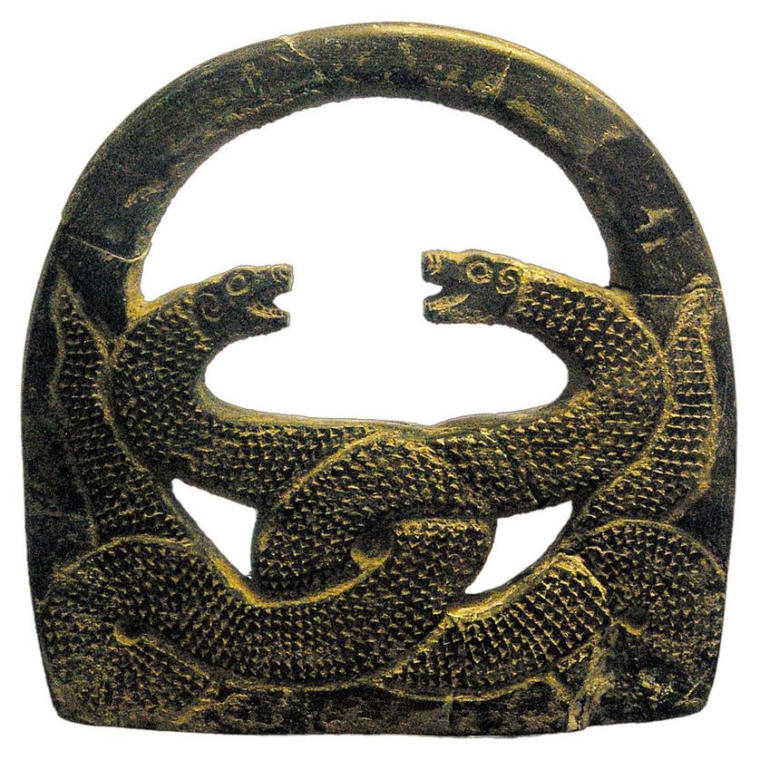symbole manichéen de la dualité - musée de Tabriz, IIIe millénaire av. J.-C.