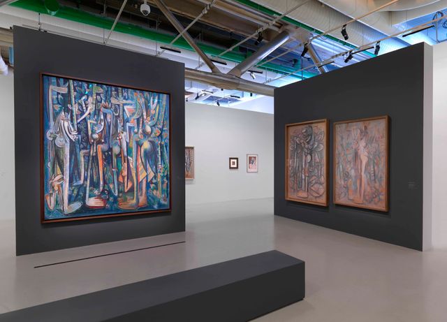 Vue de salle d'exposition Wifredo Lam