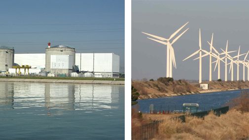 Centrale de Fessenheim - Eoliennes en Camargues