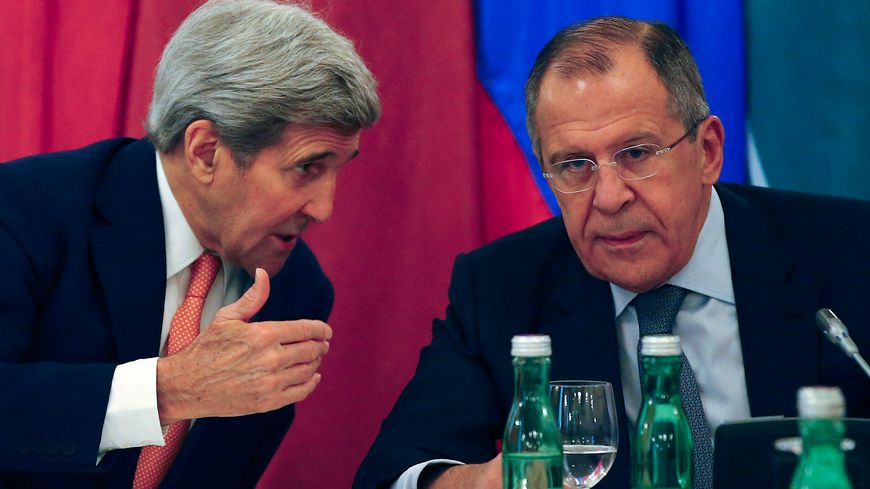 John Kerry et Sergueï Lavrov à Vienne le 30 octobre 2015