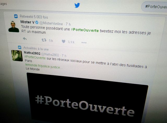 Le mot-clé #PorteOuverte s'est multiplié