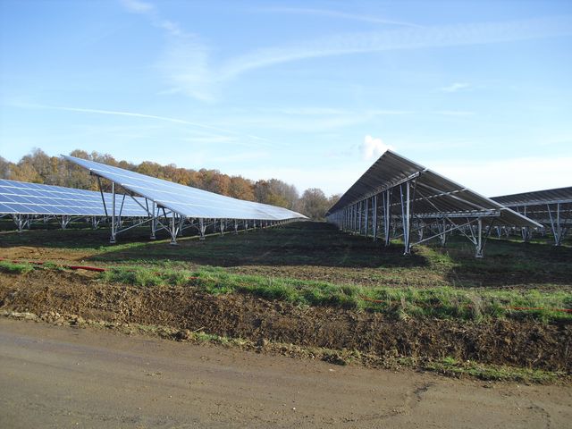 Centrale solaire à Soudun