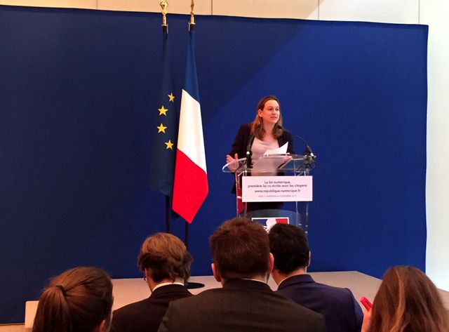 Axelle Lemaire présente le projet de loi numérique