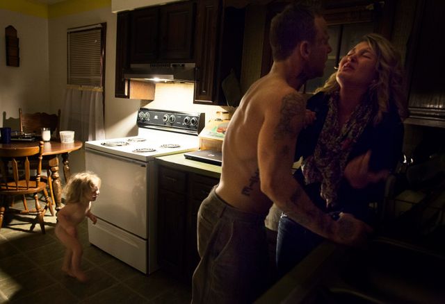 Cette photo extraite de la série "Shane & Maggie" reçu le World Press Photo en 2014 dans la catégorie "Problèmes contemporains"