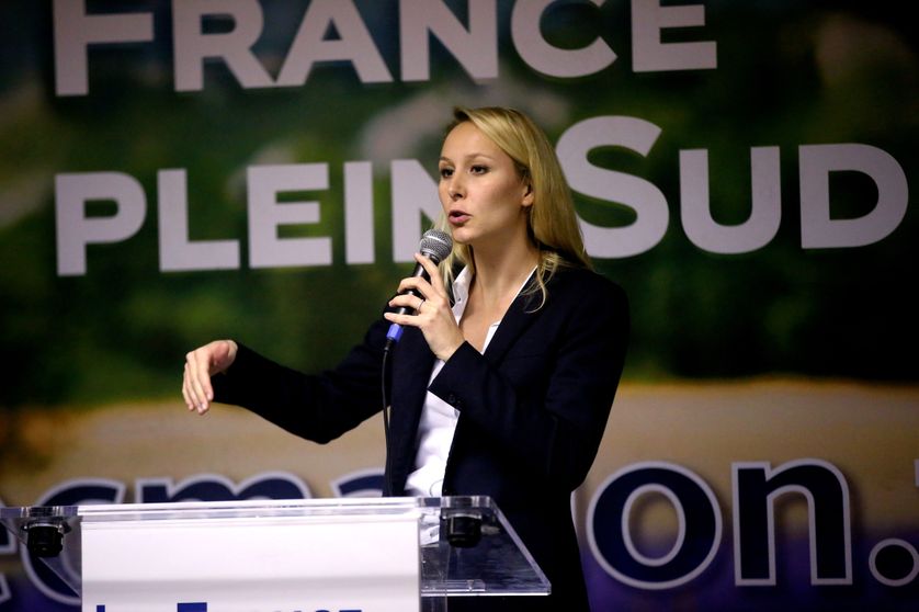 Réunion politique de Marion Maréchal-Le Pen à Aix en Provence, le 12 novembre 2015