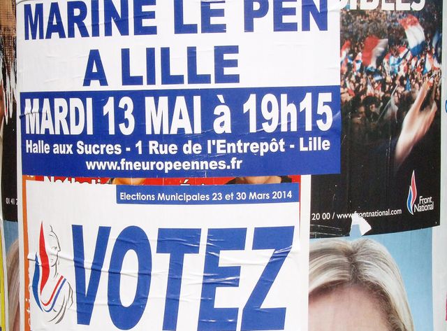 Marine le Pen caracole toujours en tête dans les sondages dans le Nord-Pas-de-Calais