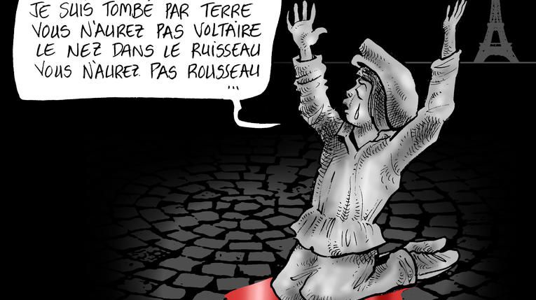 Vendredi 13 novembre, vu par le dessinateur