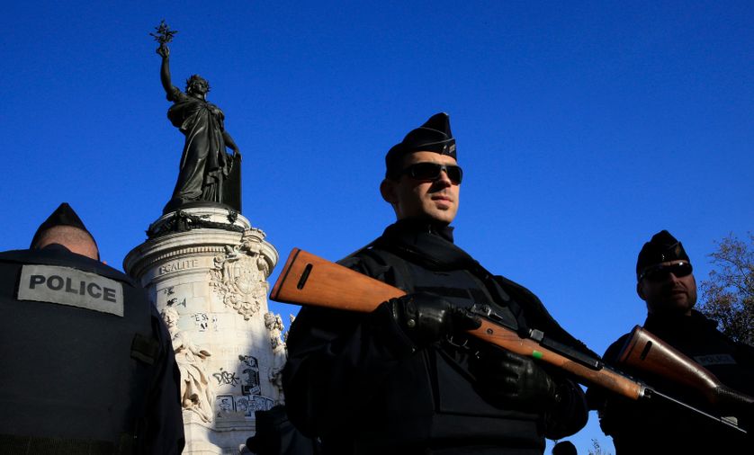 Paris, place de la République. 15 novembre 2015