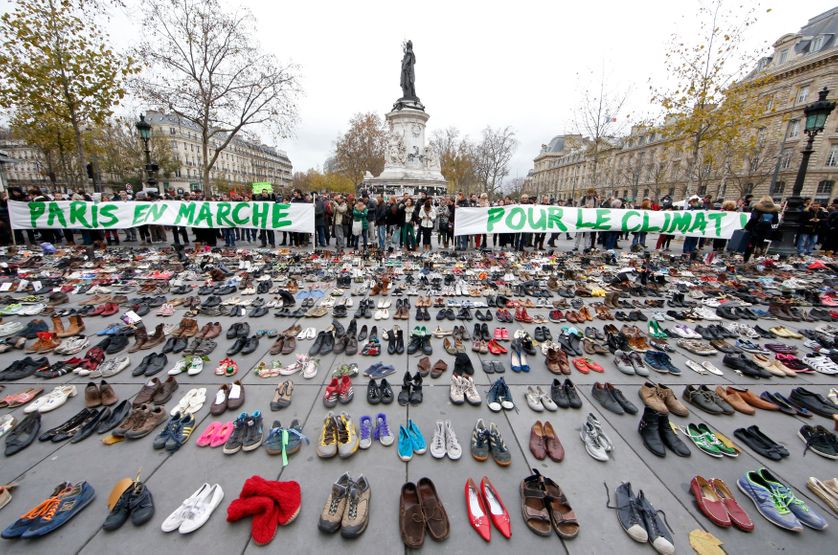 Place de la République, 29 novembre 2015