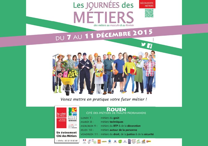 Affiche Journées des métiers 2015