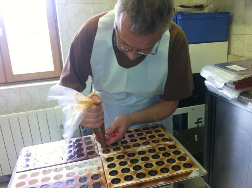 Pierre-André Rey en plein travail
