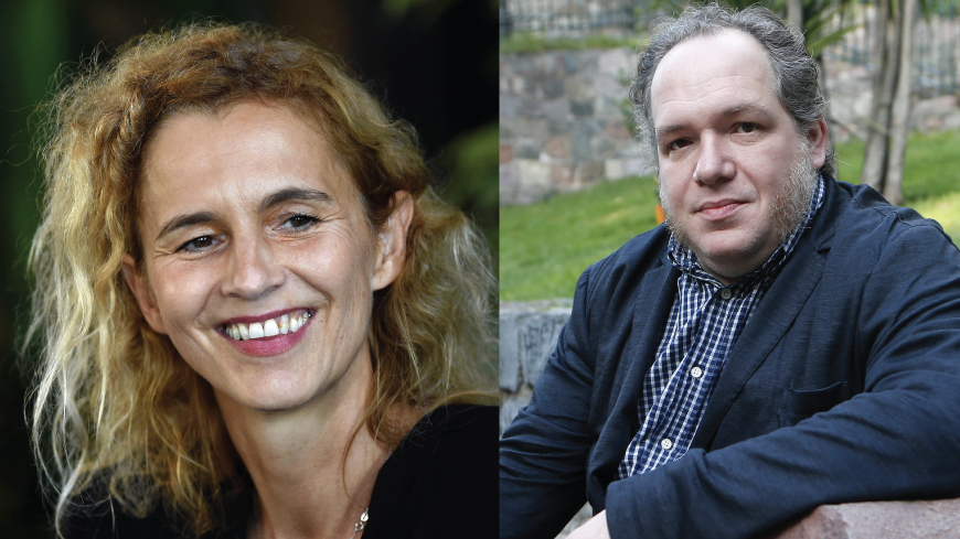 Delphine de Vigan et Mathias Enard, lauréats du Goncourt et du Renaudot