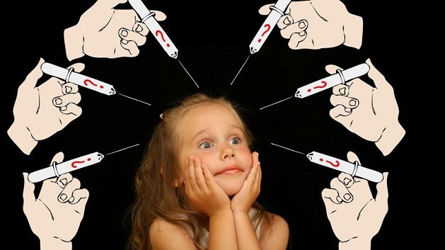 photo montage sur la vaccination