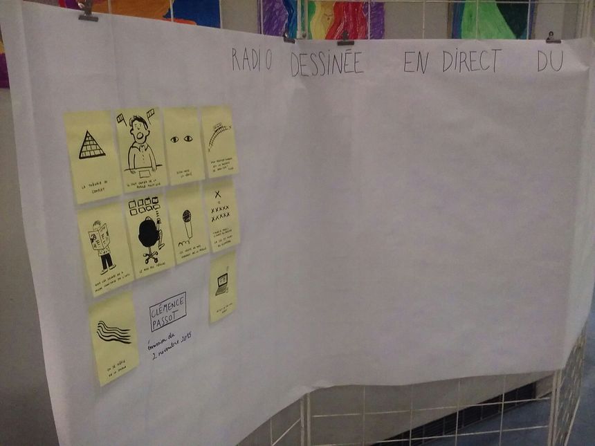 La radio dessinée, en direct du lycée Suger
