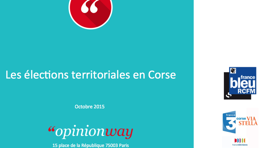 Premier sondage éléctions territoriales 2015