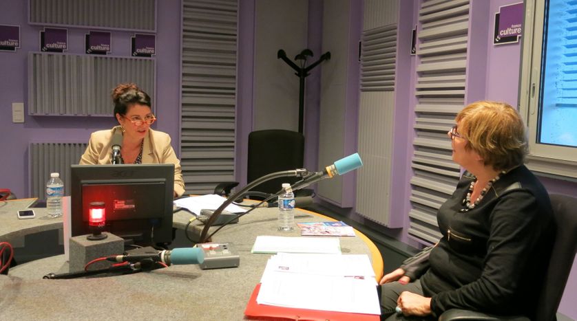 rance Culture, studio 153... Aline Pailler & Michèle Bauby-Malzac (de g. à d.) Annick Haumier© Radio France