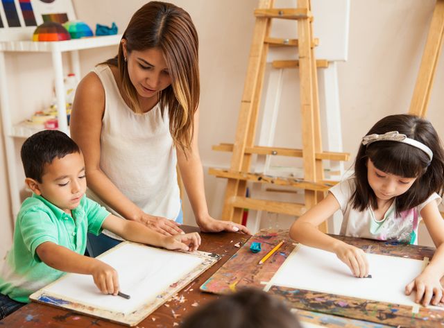 Des enfants en maternelle - photo d'illustration