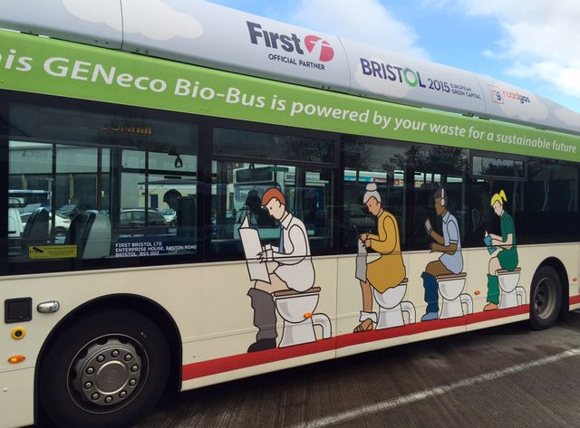 Le bio-bus de Bristol roule aux excréments