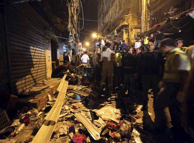 L’attentat visait le fief du Hezbollah chiite, situé dans une rue commerçante bondée du quartier de Bourj al-Barajné