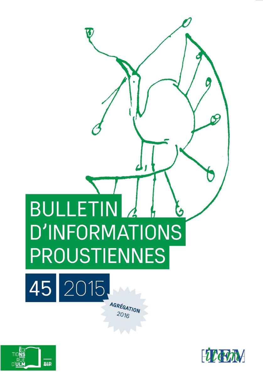 Bulletin d'Information Proustiennes 45