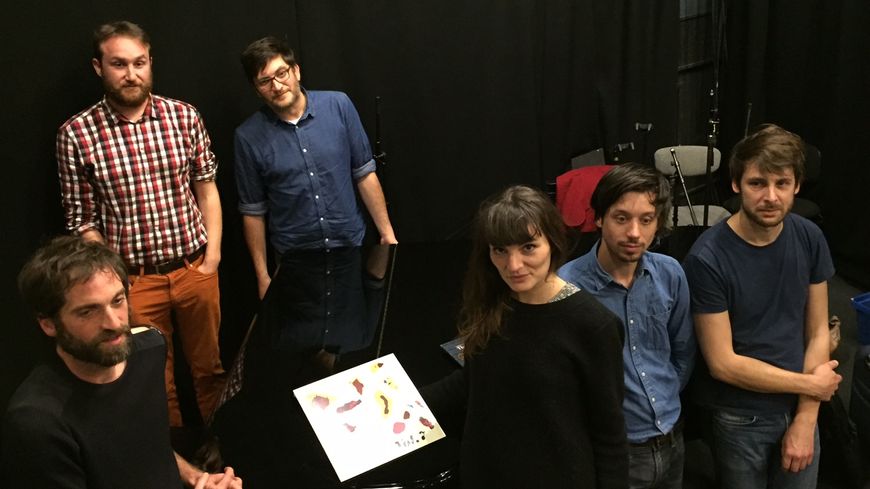 La Souterraine, Eddy Crampes, Halo Maud et au fond, Benjamin Caschera et Cyril Jollard, au 108