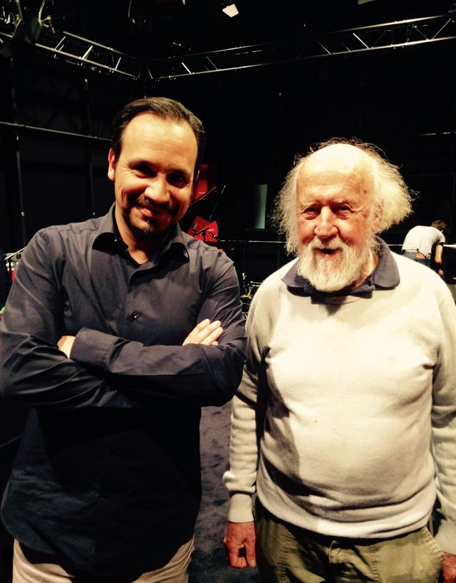 Alexandre Astier et Hubert Reeves