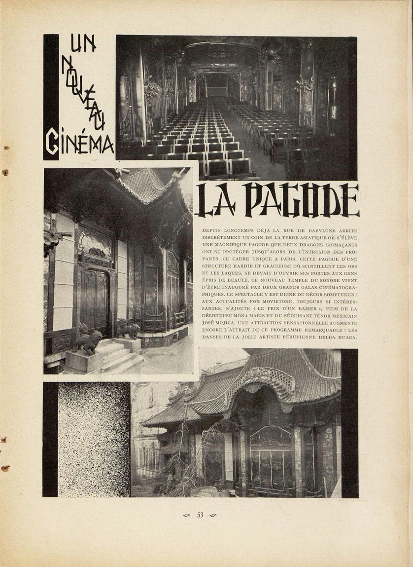 Echo dans un Ciné Magazine de mars 1931