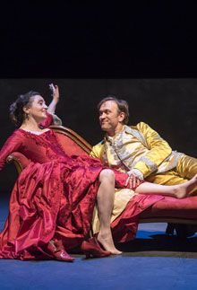 Dominique Blanc et Vincent Perez dans Les Liaisons dangereuses