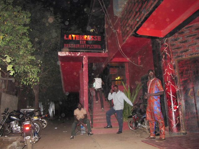 La terrasse à Bamako où un attentat avait eu lieu en mars 2015