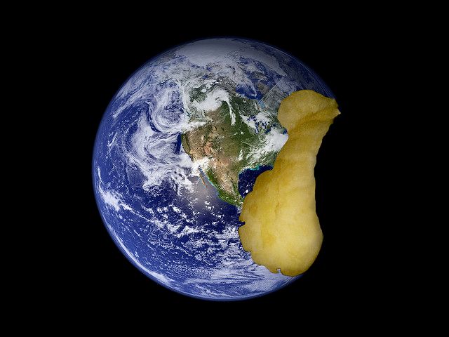Eating earth