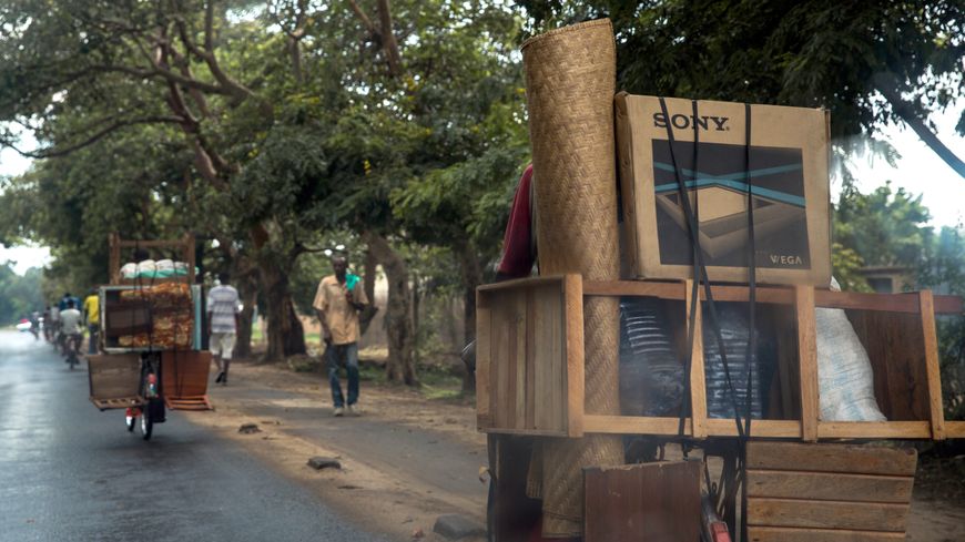 Réfugiés sur les routes à Bujumbura, Burundi (13 novembre 2015)