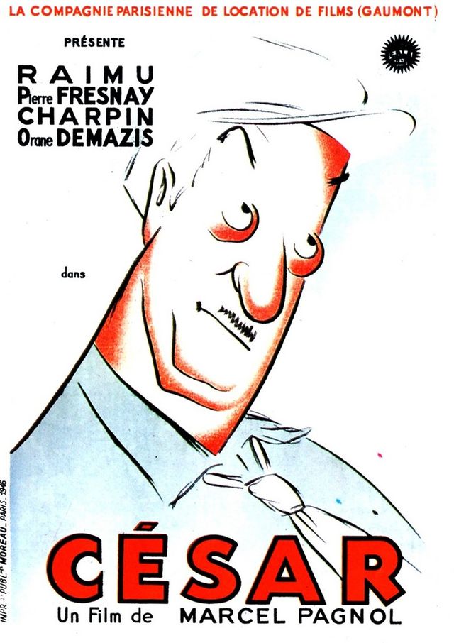 Affiche du film César, Marcel Pagnol